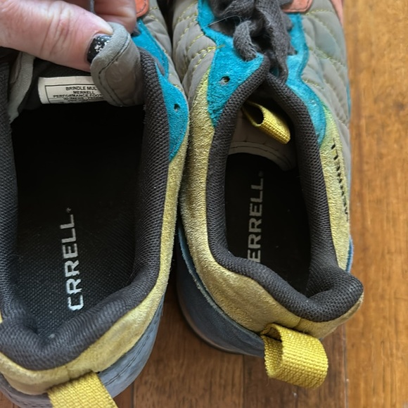 Leather fabric combo Merrill shoes - Picture 3 of 5